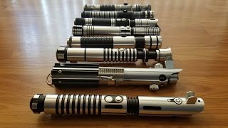 My Saberforge Ultrasabers Parksabers Lightsaber Collection [upl. by Aleek]