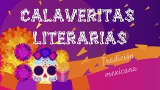 CALAVERITAS LITERARIAS Colaboración 💀💀💀 [upl. by Kelci203]