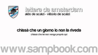 CANZONI SAMPDORIA Lettera da Amsterdam [upl. by Doggett263]