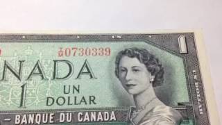 Canada One Dollar 1954 [upl. by Michaela]