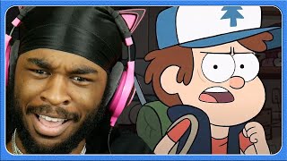 FIRST TIME WATCHING  Gravity Falls Shorts REACTION quotDippers Guide To The Unexplainedquot [upl. by Assillam]