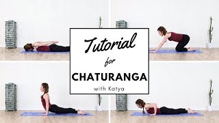 How To Do Chaturanga To Upward Dog  Beginners [upl. by Ennahteb]