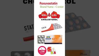 rosuvastatin crestor tablet best for H D l L D L low cholesterol youtoube short video💞💞💞 [upl. by Giacobo810]