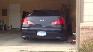 G35 Sedan Stillen exhaust [upl. by Marina]