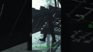 Longfellow got his head stuck in this dock now he is walking on air it just works fallout4 [upl. by Johnstone844]