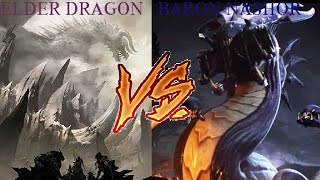 Elder Dragon VS Baron Nashor  League of Legends [upl. by Readus879]