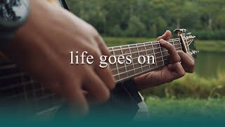 BTS 방탄소년단 Life Goes On fingerstyle cover [upl. by Nerb]