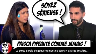 Prisca Thevenot se RIDICULISE devant un journaliste qui la met face à son incompétence [upl. by Laemsi431]