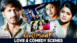 quotGolimaarquot Movie Love amp Comedy Scenes  Hindi Dubbed Movie  Gopichand  Priyamani  Aditya Movies [upl. by Danelle289]