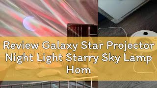 Review Galaxy Star Projector Night Light Starry Sky Lamp Home Room proyektor langit lampu tidur nig [upl. by Bunnie103]