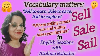 Unveiling key differences with meaningsexamplesusages SellSaleSail explore easy english viral [upl. by Bowden]