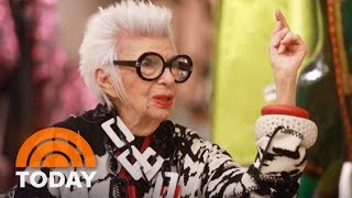 96YearOld Fashion Icon Iris Apfel Ripped Jeans Are ‘Insanity’  TODAY [upl. by Garris]