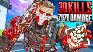 INSANE Revenant 30 KILLS and 7000 Damage Apex Legends Gameplay Season 21 [upl. by Sharity]