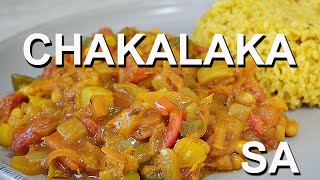 Chakalaka The Easy Way  South African Food  Chakalaka [upl. by Pollack65]