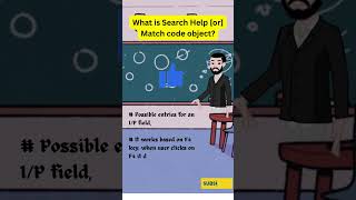 Search Help or Match code object sapabap abap sap viralvideo trending shorts training course [upl. by Airpal181]