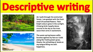 Descriptive writing using 5 senses ✍️  How to write the perfect piece of descriptive writing [upl. by Shane]