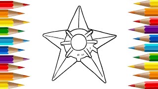 How to Draw Staryu  Pokemon 120 [upl. by Hyacinth]