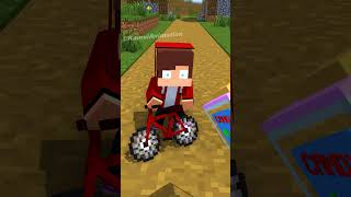 Hey JJ want some candy  MAIZEN Minecraft Animation shorts [upl. by Maure]