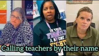 Calling teachers by their first name compilation 🤬Angry🤬 Tik Toks [upl. by Boswell143]