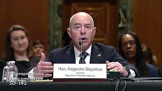 Murphy Questions DHS Secretary Mayorkas During Budget Hearing [upl. by Arihs524]