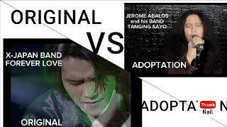 REACTION VIDEO  JEROME ABALOS TANGING SAYO VS FOREVER LOVE BY XJAPAN BAND [upl. by Polky]