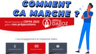 Présentation de la plateforme de la PrépaDalloz quotMyPrepaDallozquot CRFPA 2022 [upl. by Miza87]