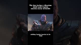 Why does having a vibranium shield make Captain American nearly invincible [upl. by Jarad]