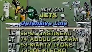 1981 NFL Wk 03 New York Jets vs Pittsburgh Steelers [upl. by Noinatrad]