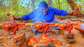 FULL GRILLED CHICKEN RECIPE  Village cooking style  summa irukko [upl. by Assyral648]