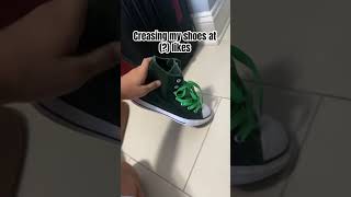 Creasing my shoes [upl. by Joappa]