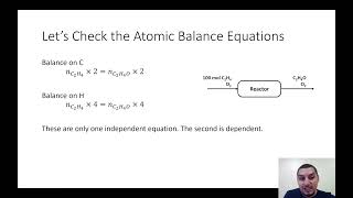 Mass balance in Arabic  43b  Misleading DOF results using atomic balance method [upl. by Esorbma]