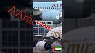 After landing of Air Canada plane Emirates plane [upl. by Cook907]