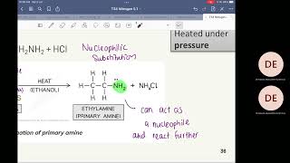 Saturday 2nd July 2022 T34 Formation of Amine amp Phenylamine Reaction of Phenylamine [upl. by Naej]