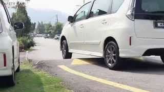 UltraRacing  Perodua Alza with Ultraracing Stabilizer Bar [upl. by Ymerej]