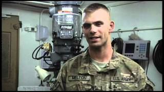 US Army Machine Shop  Kandahar Airfield Afghanistan [upl. by Body]