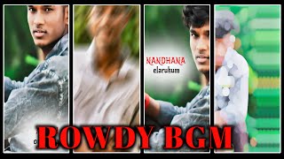 🔥Mass ROWDY BGM🤯 edit in Alight motion [upl. by Zippora]