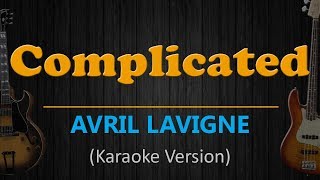 COMPLICATED  Avril Lavigne HD Karaoke [upl. by Nesaj100]