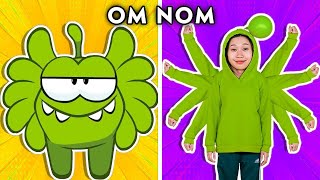 SUPER MUTANT OM NOM  Parody In Real Life  Parody of Om Noms Story Cut the Rope  Woa Parody [upl. by Lehcear]