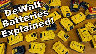 Every Dewalt Battery Explained Including PowerStack and Flexvolt [upl. by Phillada362]