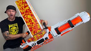 EPIC 2500 Shot Nerf Blaster Mod Build [upl. by Primaveras]