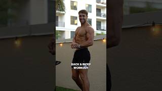 Back amp Bicep Workout workoutroutine backworkout bicepsworkout fitness fitnessmotivation [upl. by Aniloj]