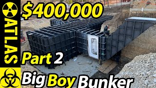 Big Boy bunker with a 100000 Gun room Part 2 STAIRS [upl. by Chun]