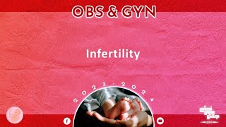 L1112 Male and female infertility Gynecology [upl. by Hubsher]