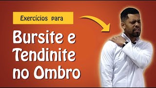 Exercícios para Dor no Ombro  Bursite e tendinite [upl. by Lenni956]