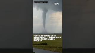 Caught on Camera  Tornado Hits South Florida During Hurricane Milton [upl. by Kilroy318]