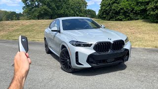 2025 BMW X6 xDrive40i Start Up Exhaust Test Drive Walkaround POV and Review [upl. by Arihsan]