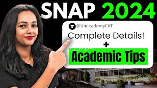 SNAP 2024 Complete Details with Key Focus Area  Academic Tips [upl. by Diana]