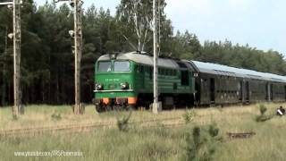 ST44949 quotGagarinem przez Bory Tucholskiequot 2009  Special train ST44949 through Bory Tucholskie [upl. by Minette]