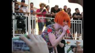 67 Paramore  Pressure  Escape Route FIRST LIVE PERFORMANCE  Parahoy Show 1 30714 [upl. by Trebo731]