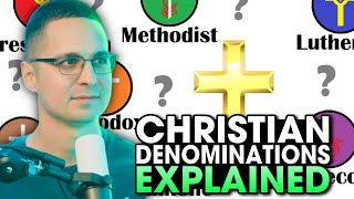 All Christian denominations explained in 12 minutes Reaction [upl. by Melvina]